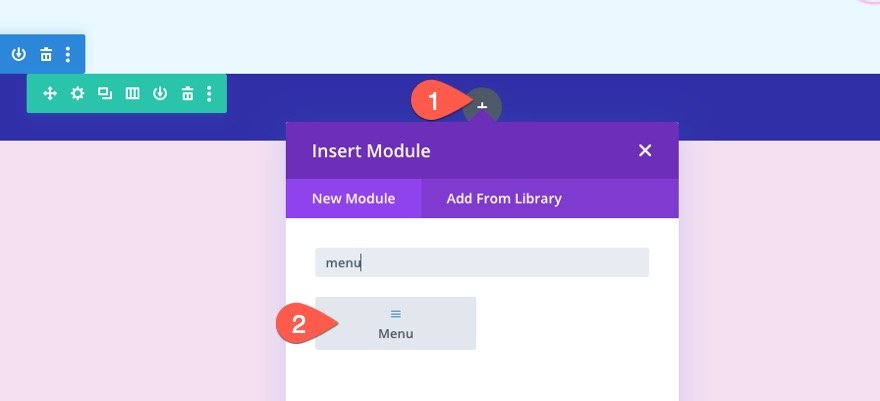 barre de navigation collante divi de bas en haut