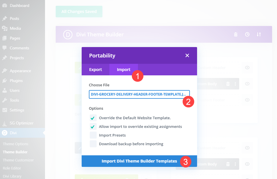 » BlogPasCher importation de fichiers