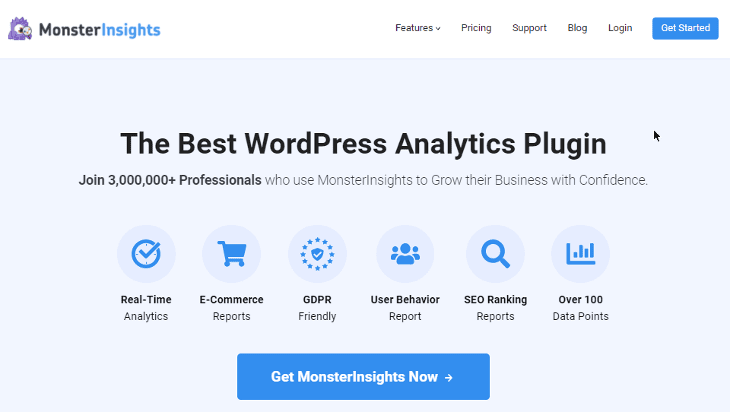 MonsterInsights plugin WordPress d’analyse » BlogPasCher monsterinsights