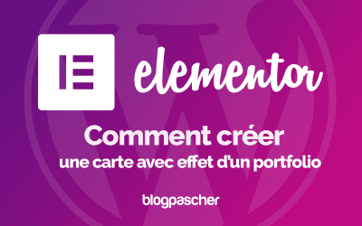Elementor : Comment créer une carte avec effet d’un portfolio