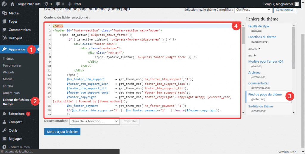 comment-supprimer-les-liens-de-pied-de-page-3 » BlogPasCher supprimer le lien Fièrement propulsé par WordPress