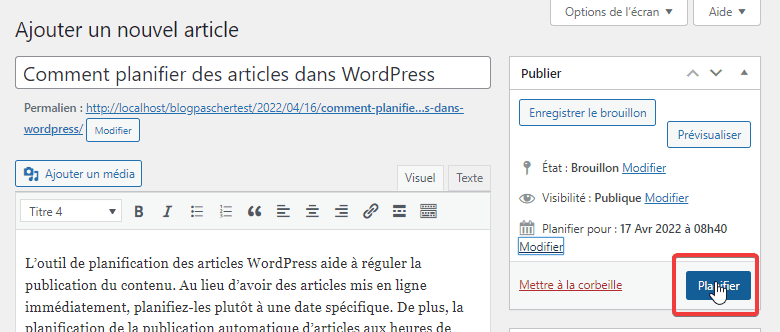 comment-planifier-des-articles-dans-wordpress-5 » BlogPasCher