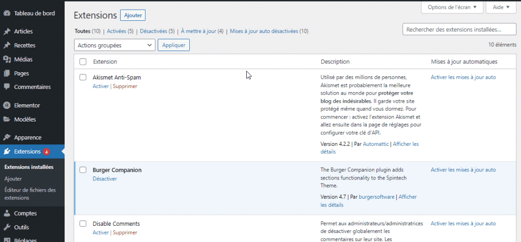 qu-est-ce-que-le-tableau-de-bord-wordpress-6 » BlogPasCher tableau de bord WordPress