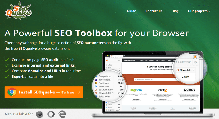 KNliEkeOSJ » BlogPasCher seoquake -meilleurs outils et plugins WordPress de seo
