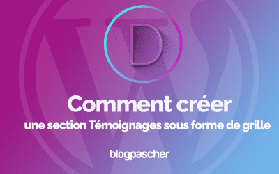 Divi : Comment créer une section Témoignages sous forme de grille