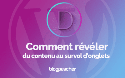 Divi : Comment révéler du contenu au survol d’onglets