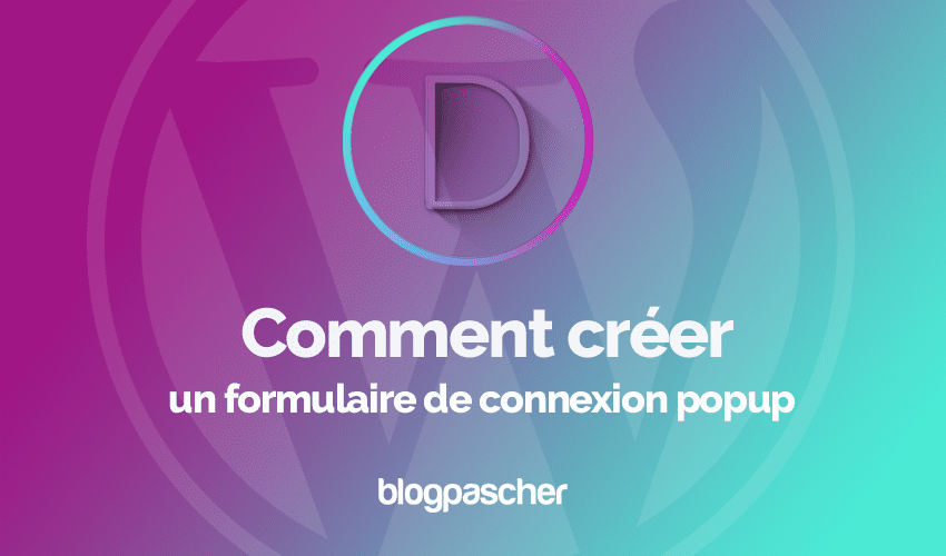 Divi : Comment créer un formulaire de connexion popup