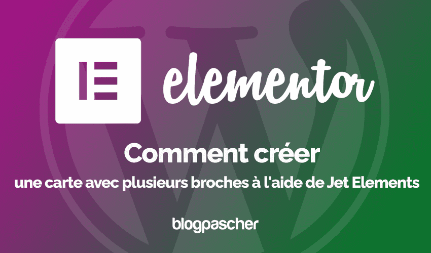 Comment créer une carte avec plusieurs broches à l’aide de Jet Elements