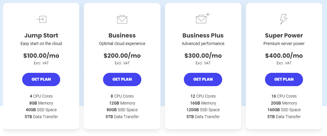 combien-coute-lhebergement-web-9 » BlogPasCher Coût de l'hébergement cloud SiteGround : 80,00 $/mois.