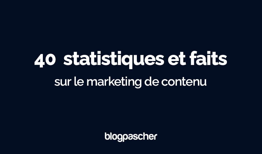 40 statistiques et faits sur le marketing de contenu pour 2025