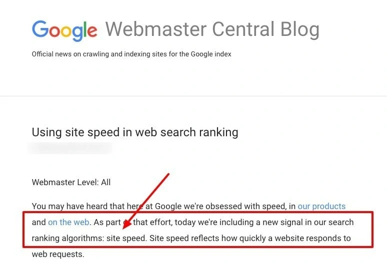 google-blog-vitesse » BlogPasCher la vitesse de Google comme facteur de classement