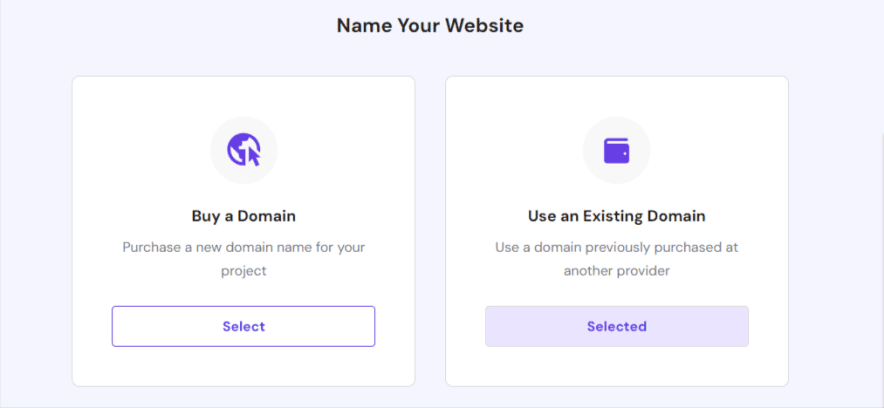 Configuration du nom de domaine Hostinger