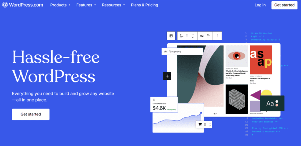 wordpress - meilleurs sites de blog gratuits