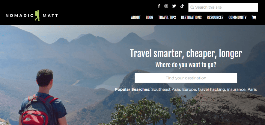 nomadic-matt » BlogPasCher