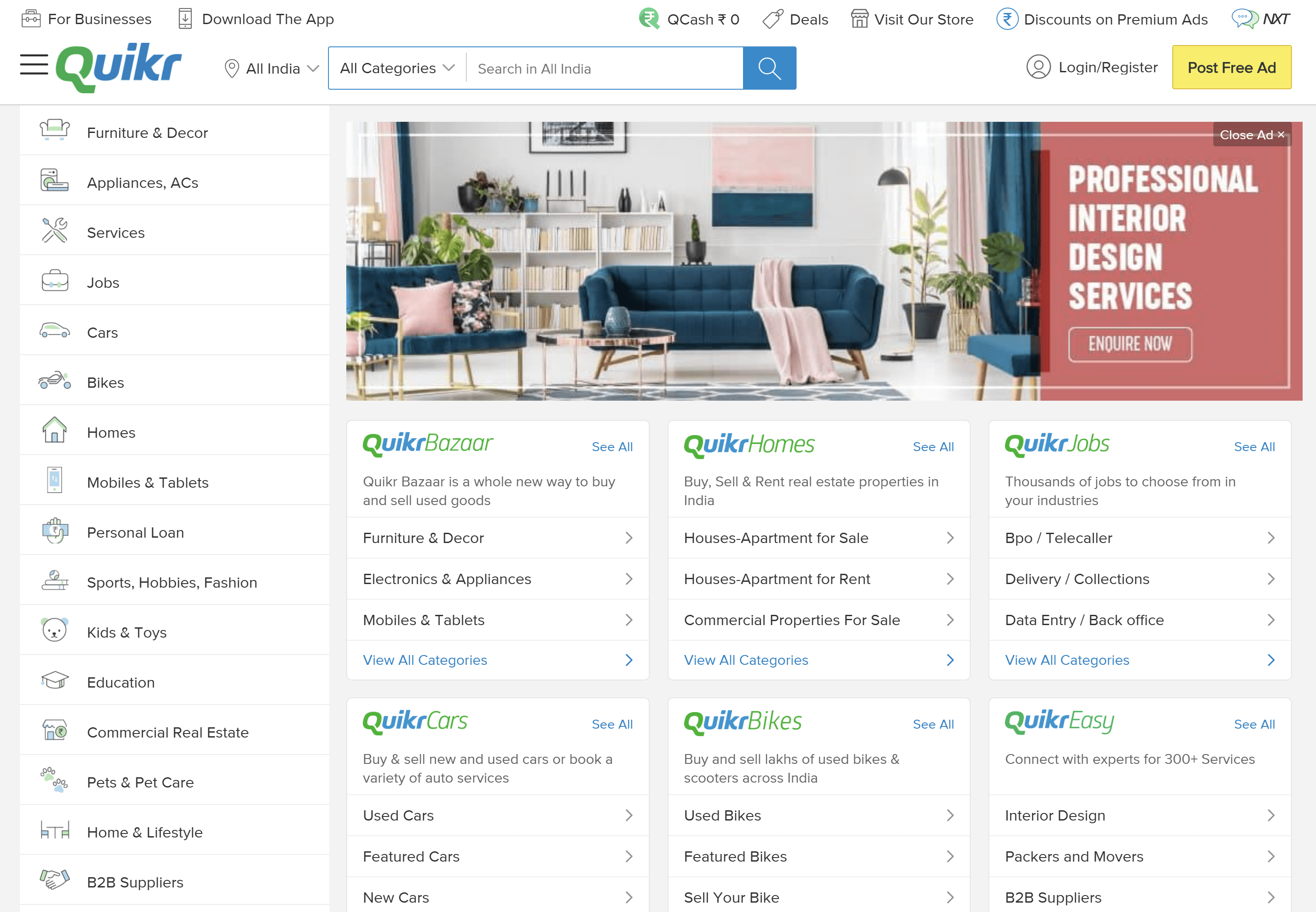 quikr » BlogPasCher Quikr - Comment générer du trafic à partir d'un site de petites annonces
