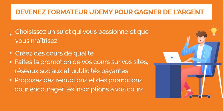 اربح المال من يوديمي » مدونة PasCher كن مدربًا في Udemy