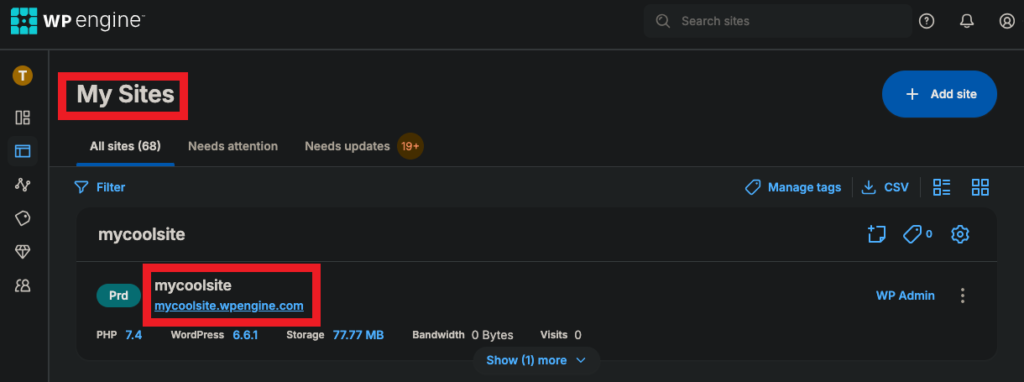 Accéder aux comptes FTP sur WP Engine