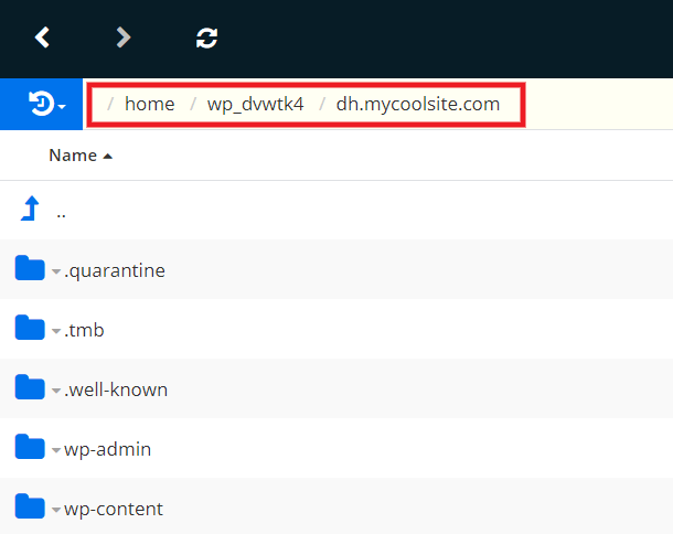 Trouver le chemin d’installation de WordPress chez DreamHost