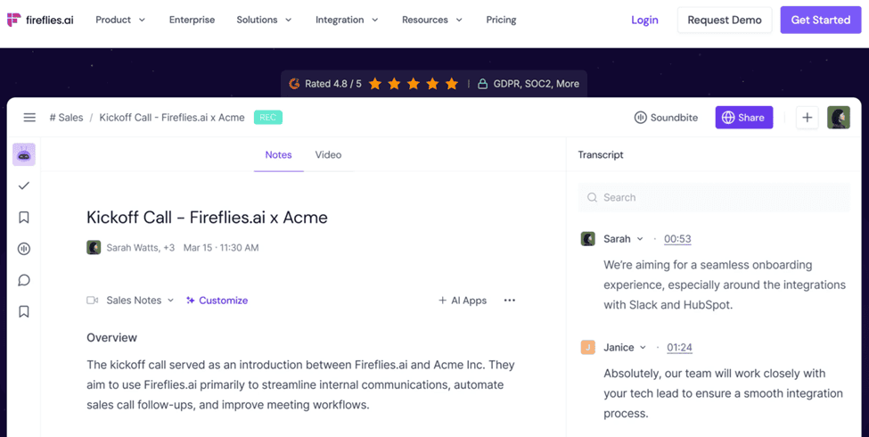 fireflies-ai-tool » BlogPasCher Fireflies AI