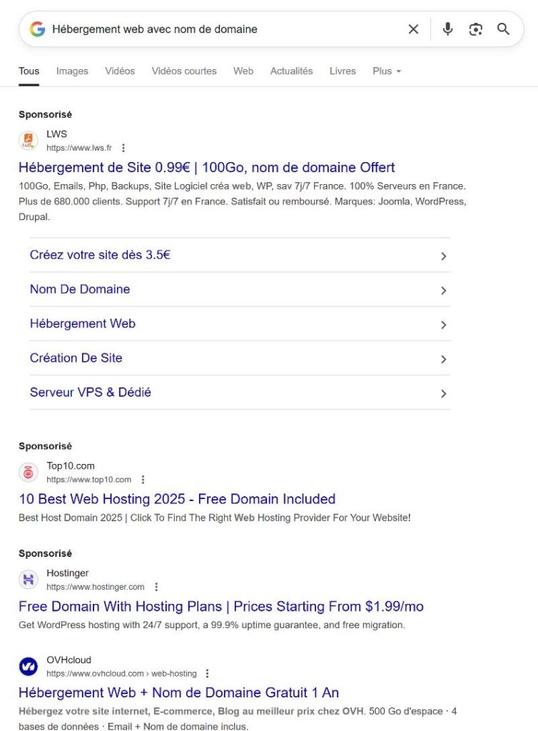 Données AD PPC » BlogPasCher Données AD PPC