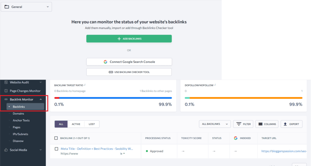 Outil de surveillance des backlinks de SE Ranking » BlogPasCher Outil de surveillance des backlinks de SE Ranking