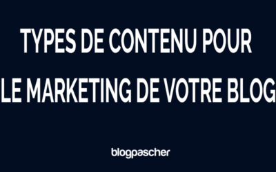 42 types de contenu pour le marketing de blog en 2026