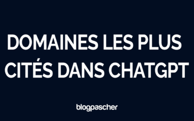 Les 10 domaines les plus cités dans ChatGPT avec des informations clés
