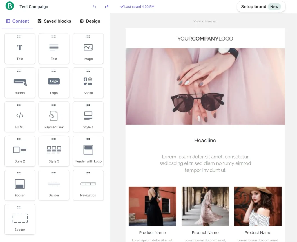 Flux de travail de léditeur de-mails Brevo » BlogPasCher Flux de travail de l’éditeur d’e-mails Brevo
