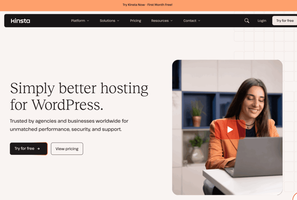 Kinsta » BlogPasCher 1. Kinsta - L’alternative d’hébergement WPX la plus premium