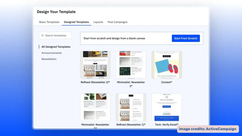 Modèles de campagnes actives » BlogPasCher Modèles de campagnes actives