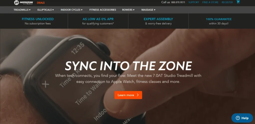 Programme d'affiliation Horizon Fitness