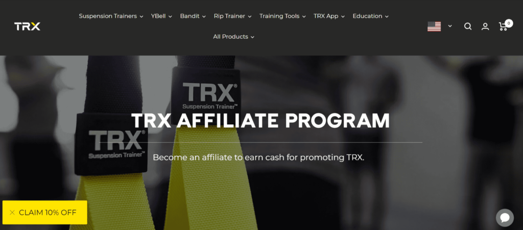 Programme d'affiliation TRX