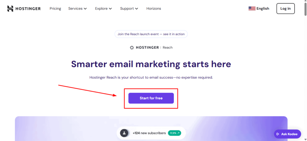 Service de marketing par e-mail Hostinger Reach - abordable et alimenté par lA » BlogPasCher Service de marketing par e-mail Hostinger Reach - abordable et alimenté par l’IA