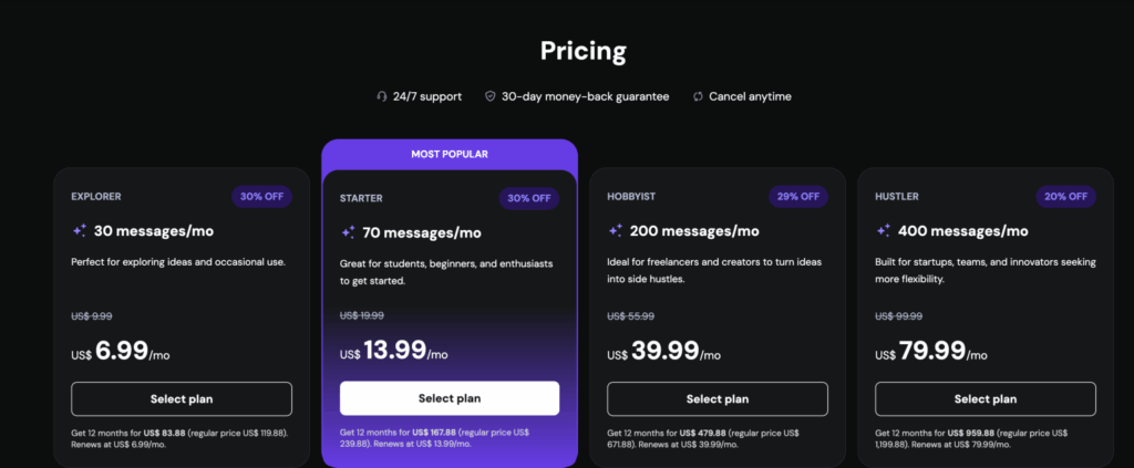 Tarification Hostinger Horizons