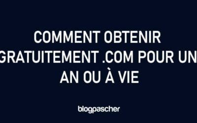 Comment obtenir gratuitement .com pour un an ou à vie en 2025 (9 fournisseurs de domaines .com gratuits)