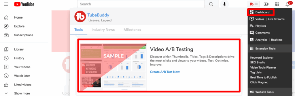 test AB Tubebuddy » BlogPasCher test AB Tubebuddy