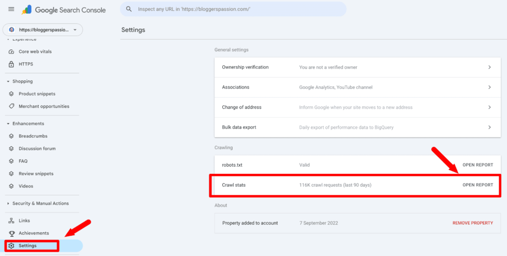 Statistiques d'exploration