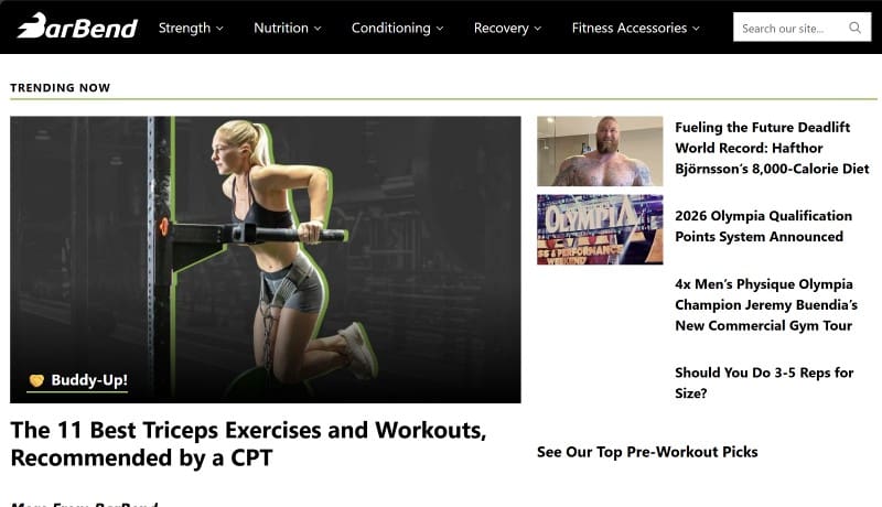 barbend » BlogPasCher barbend - Top blogs de fitness à suivre