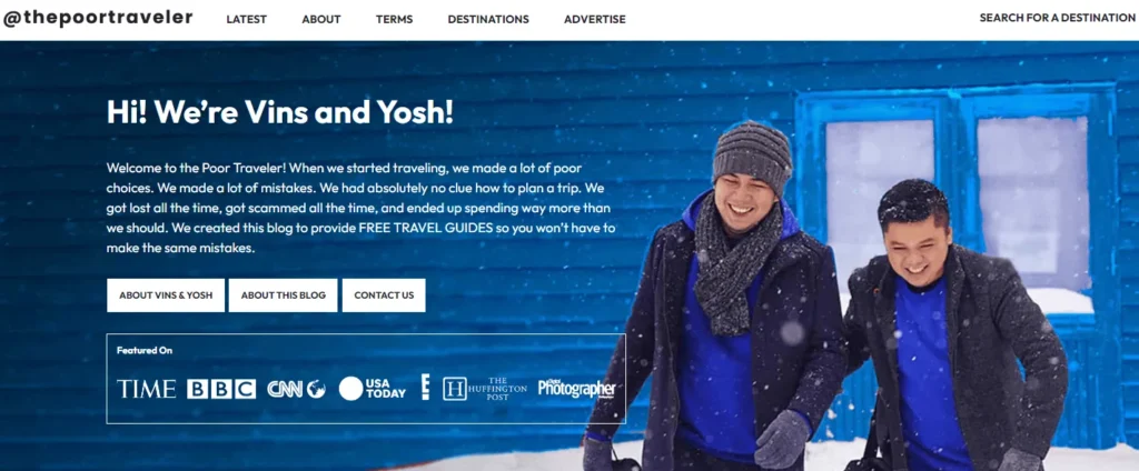 poor-traveler » BlogPasCher The Poor Traveler