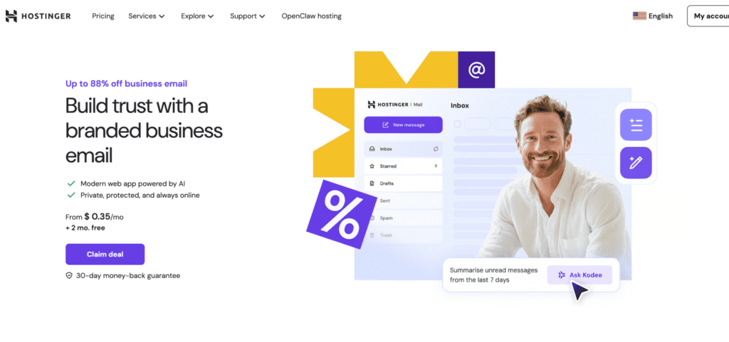 Adresse e-mail professionnelle Hostinger » BlogPasCher Adresse e-mail professionnelle Hostinger