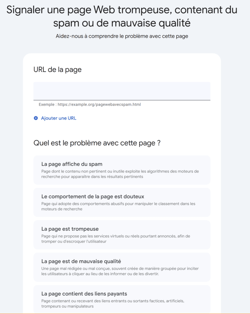liens de vente et d'achat