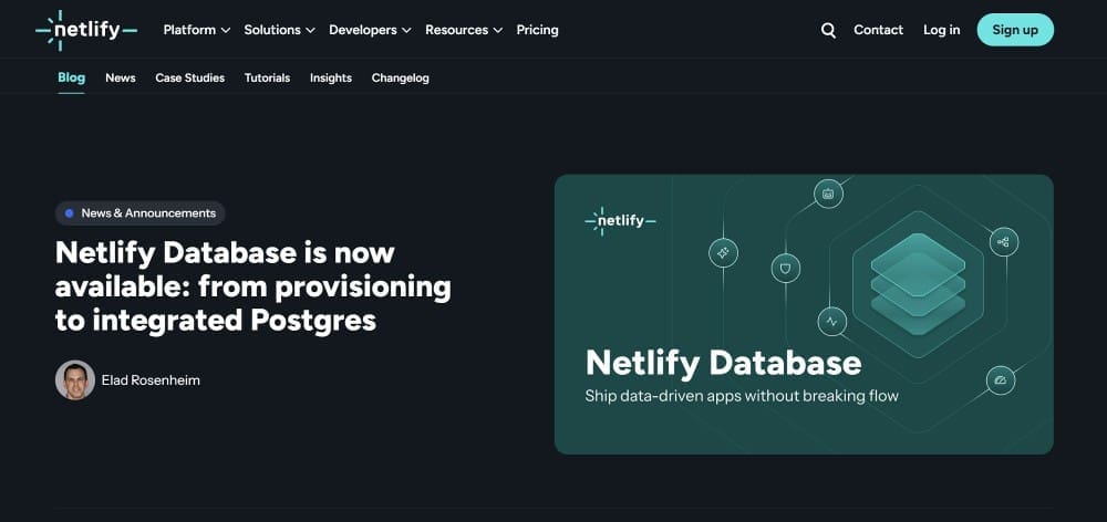 Блог Netlify